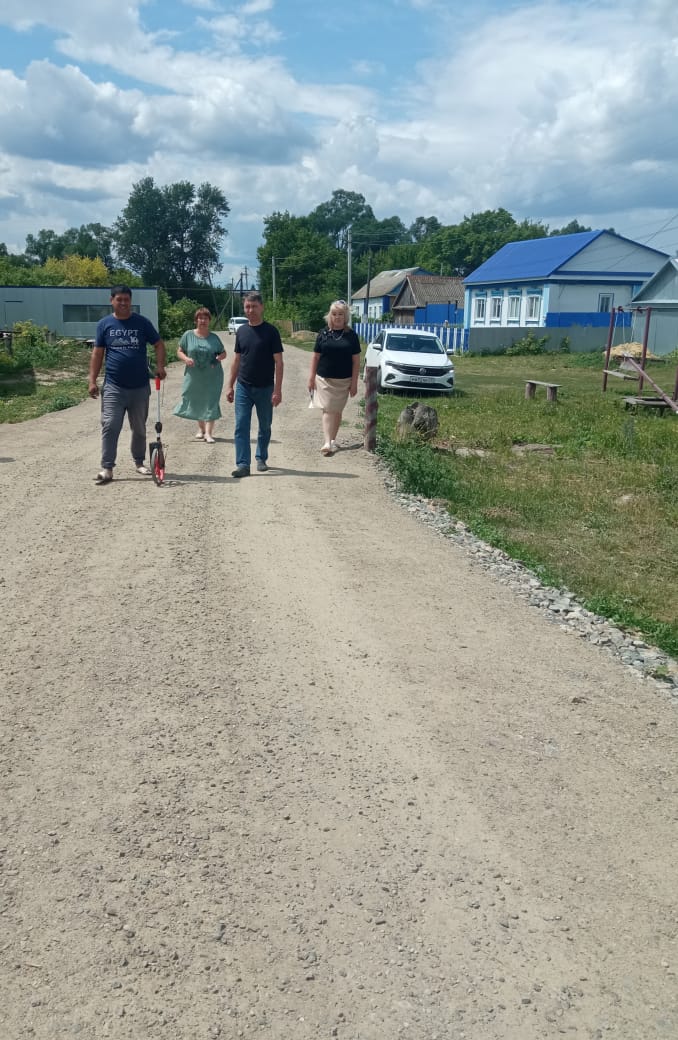 Приемка после ремонта дороги по  ул. Набережная в р.п. Старая Кулатка..
