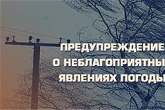 Неблагоприятные метеорологические явления – объявляется «желтый» уровень опасности.