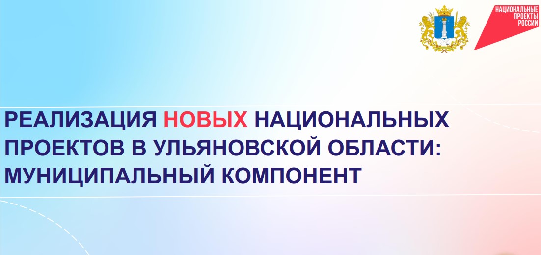 Реализация новых национальных проектов в Ульяновской области.